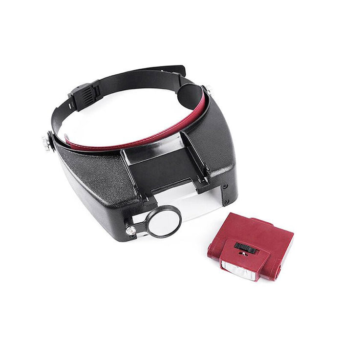 Loupe Binoculaire Frontale Eclairage LED - 10 Dioptries.