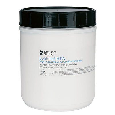 Lucitone HIPA Résine Acrylique Haute Résistance 1 kg - Massilia Dental - Fournitures Matériel Cabinet Dentaire
