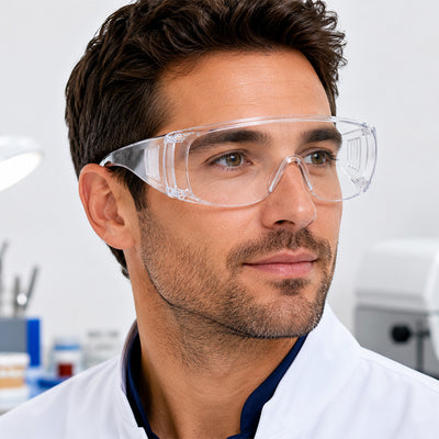 Lunettes de protection transparentes - Recouvrement total
