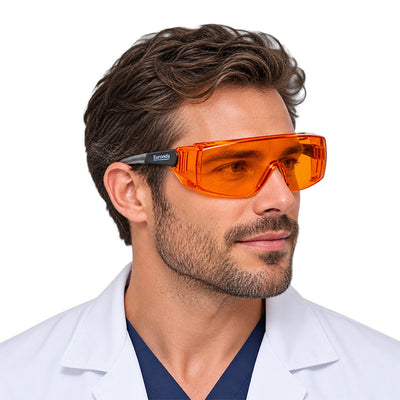 Lunettes protection Euronda anti-uv manipulation lumière bleue homme