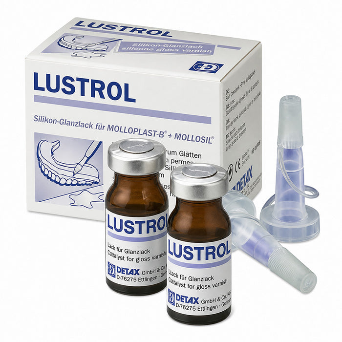 Lustrol Detax Vernis de finition rebasage souple Molloplast