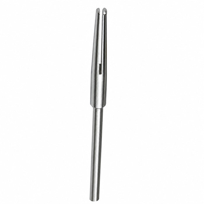 Mandrin pour papier de verre en Acier - Fente insertion feuille