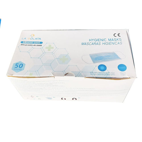 Masque Chirurgical Elastic La Bolata - Filtration à 99%. - Massilia Dental - Fournitures Matériel Cabinet Dentaire