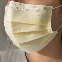 Masques chirurgicaux 3 couches Euronda Monoart - Jaune