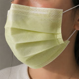 Masques chirurgicaux 3 couches Euronda Monoart - Jaune citron