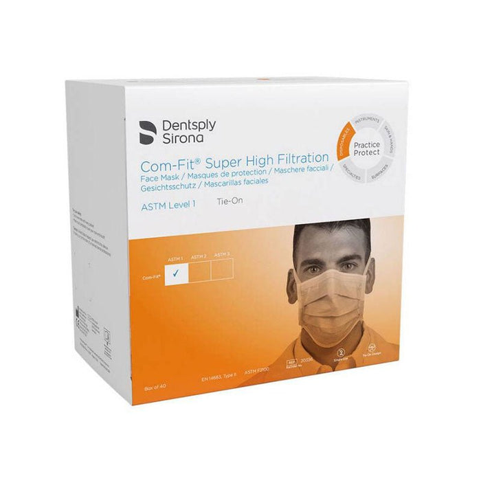 Masques Com - fit + Visière Protection contre les projections - Massilia Dental - Fournitures Matériel Cabinet Dentaire