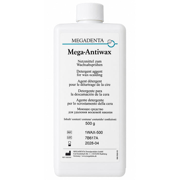 Mega-Antiwax solvant à cire Megadenta pour ébouillantage propre flacon 500 g