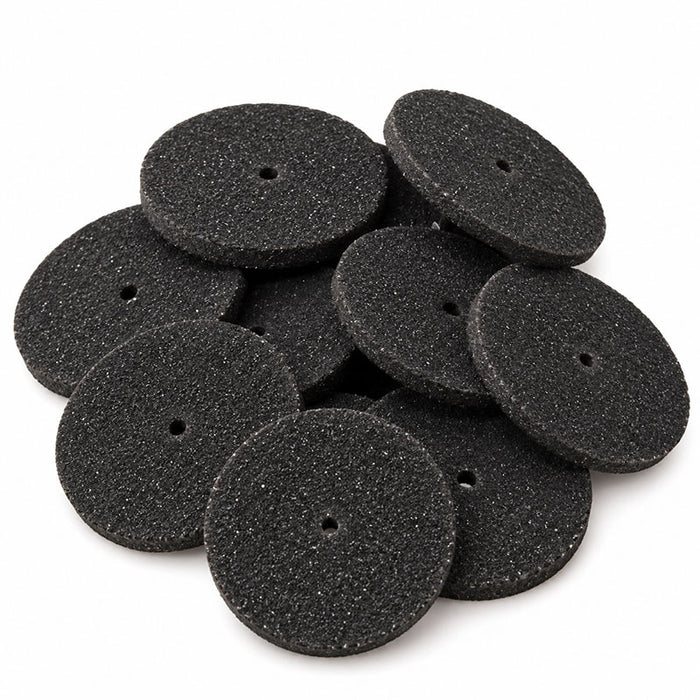 Meulette caoutchouc noire polissage alliages non-précieux