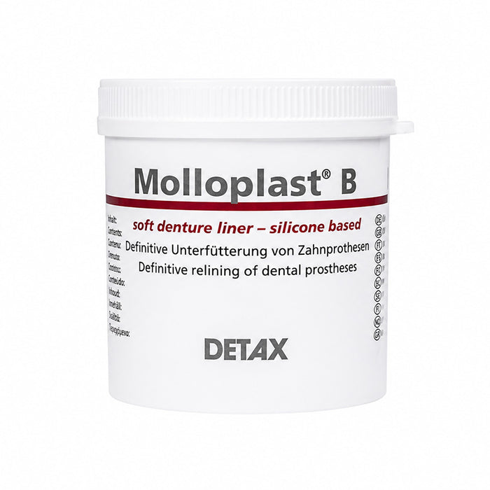 Molloplast B Detax – Silicone souple permanent à cuire pour rebasage