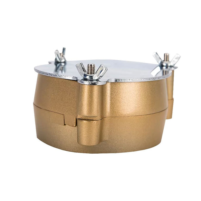 Moufle Laiton 2 Parties Serrage 3 Ecrous - Forme Ovale