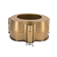 Moufle Laiton 2 Parties Serrage 3 Ecrous - Forme Ovale - Massilia Dental - Fournitures Matériel Cabinet Dentaire