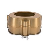 Moufle Laiton 2 Parties Serrage 3 Ecrous - Forme Ovale - Massilia Dental - Fournitures Matériel Cabinet Dentaire