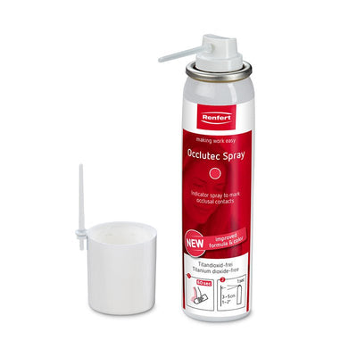 Occlutec Rouge Spray Occlusion Nettoyage Vapeur - Renfert - Massilia Dental - Fournitures Matériel Cabinet Dentaire