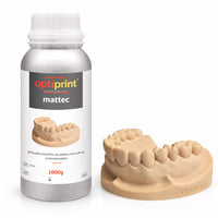 Optiprint Mattec Dentona résine impression modèle caramel