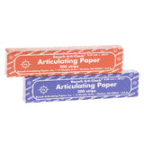 Bausch papier à articuler droit bleu 40 µ - Marquage Précis - Massilia Dental - Fournitures Matériel Cabinet Dentaire