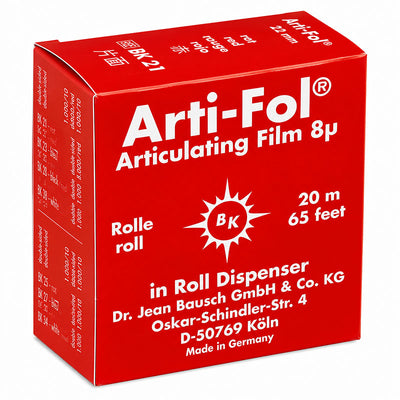 BK21 Arti-Fol 8µ Bausch papier à articuler rouge vue de la boite