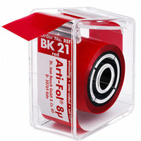 BK21 Arti-Fol 8µ Bausch papier à articuler rouge vue du rouleau