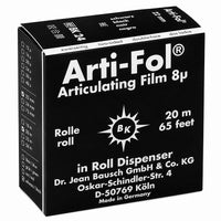 BK22 ARTICE TAP TO PAPER to articulate metallic 8µ Black 2 faces 20 m roller