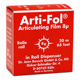 BK25 Arti-Fol Bausch papier à articuler 8µ rouge 2 faces vue de la boite