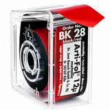 BK28 Arti-Fol métallique noir/rouge Bausch - 12 microns vue du rouleau