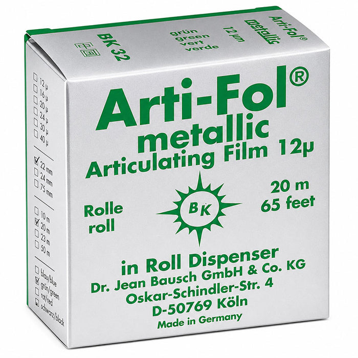 BK32 Arti-Fol métallic papier articuler 12µ vert - Bausch