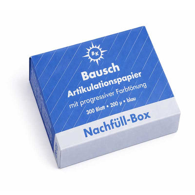 BK 1001 Articulating Paper Blue 200 µ Bausch - 300 Sheets blu