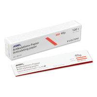 Hanel Papier à Articuler Droit Rouge 40 µ - Marquage précis. - Massilia Dental - Fournitures Matériel Cabinet Dentaire