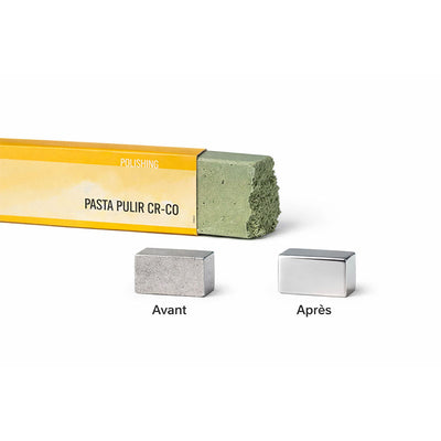 Pâte à polir verte CrCo / NiCr Protechno — Pain 450 g