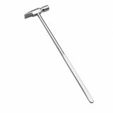 Petit marteau de laboratoire en aacier inox - manche plat longueur 162 mm