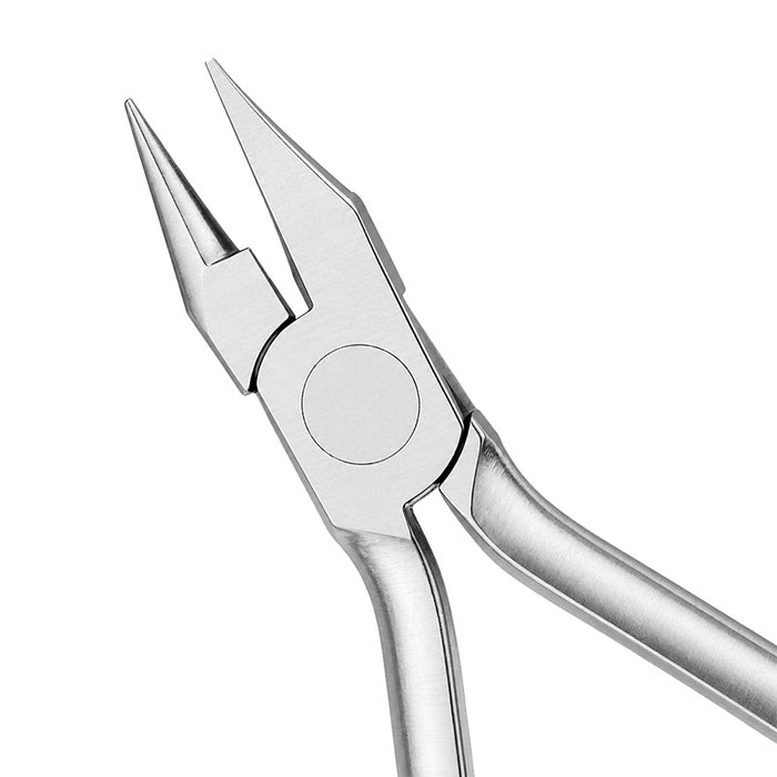 Hu-Friedy long-beak orthodontic hook pliers with a point 1.8 cm.