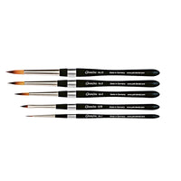 Pinceaux Céramique Caramista Yeti - Kit 5 Pinceaux. - Massilia Dental - Fournitures Matériel Cabinet Dentaire