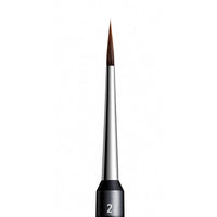 Pinceau céramique Lay:art Evo Flame taille N°2 Renfert vue tête