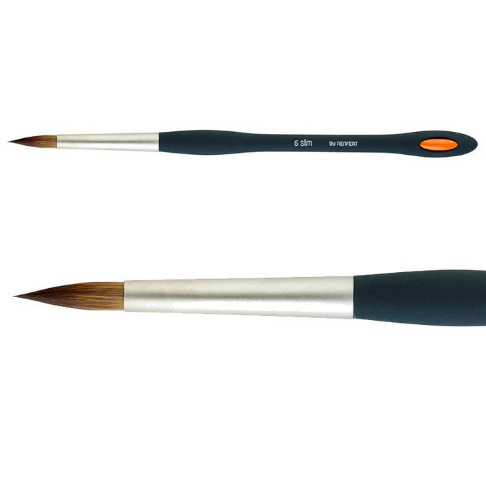 Pinceau Lay - art Style N° 6 Slim Poils Naturels Renfert - Massilia Dental - Fournitures Matériel Cabinet Dentaire