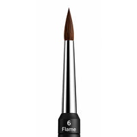 Pinceau céramique Lay:art Evo taille N°6  flame Renfert vue pinceau tête
