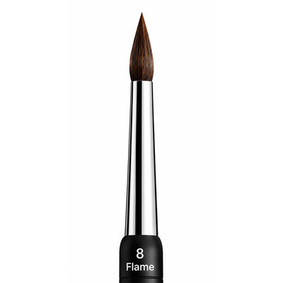 Pinceau céramique Lay:art Evo taille N°8 Flame Renfert vue entière