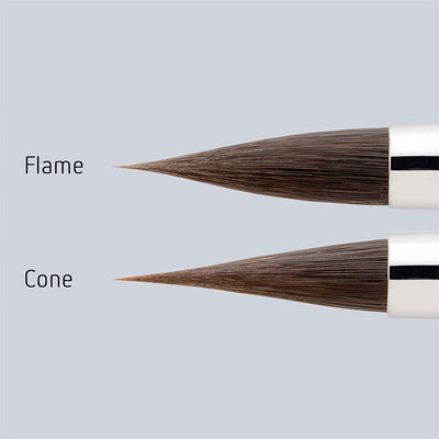 Pinceau Céramique Lay:art Evo Taille N°8 Flame - Renfert - Massilia Dental - Fournitures Matériel Cabinet Dentaire