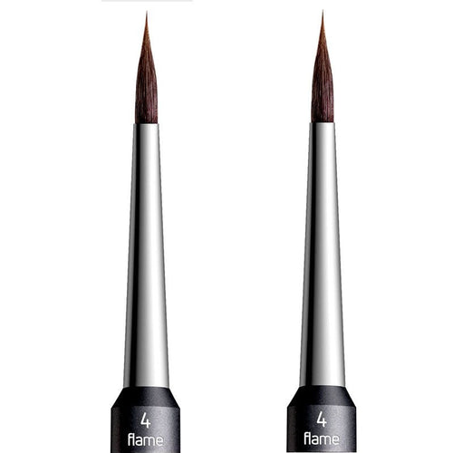 Recharge Pinceaux Ceramique Lay:art Evo N°4 Flame 2 pièces. - Massilia Dental - Fournitures Matériel Cabinet Dentaire