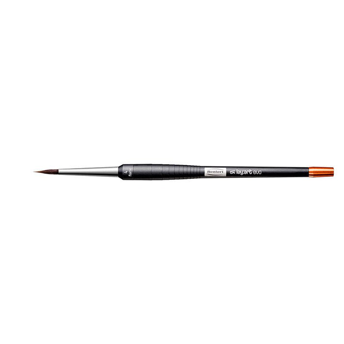 Pinceau Céramique Lay:art Evo Taille N°4 Flame - Renfert - Massilia Dental - Fournitures Matériel Cabinet Dentaire