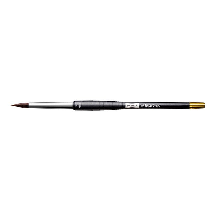 Pinceau Céramique Lay:art Evo Taille N°6 Flame - Renfert - Massilia Dental - Fournitures Matériel Cabinet Dentaire