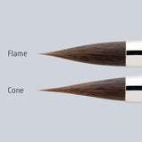 Pinceau Céramique Lay:art Evo Taille N°4 Flame - Renfert - Massilia Dental - Fournitures Matériel Cabinet Dentaire