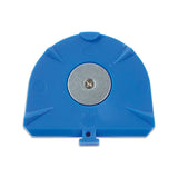 alt="Plaques à socle arrondies bleues avec rondelle Mestra - Massilia Dental fournitures matériel dentaire"