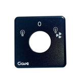 Plaque interrupteur box de polissage - Mestra