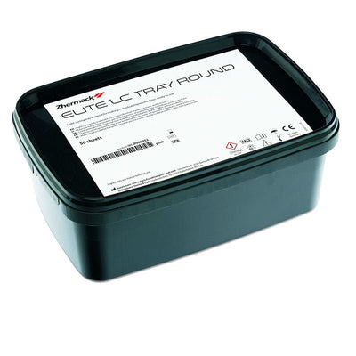 Elite LC Tray Round Plaques Photo Rose - Base dure Montage - Massilia Dental - Fournitures Matériel Cabinet Dentaire