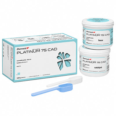 Platinum 75 CAD Zhermack silicone laboratoire par addition scannable kit 