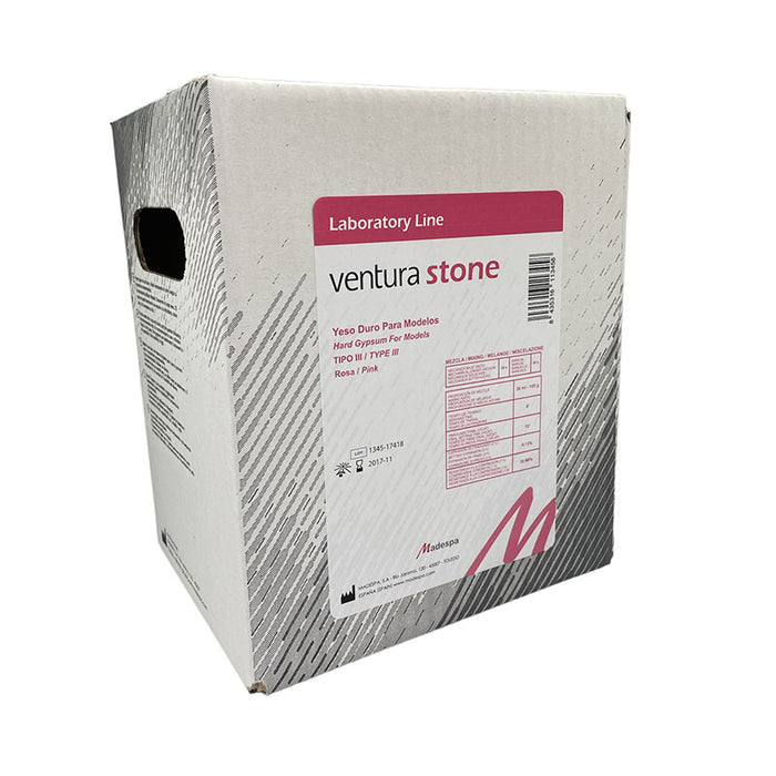 Plâtre Ventura Stone Rose Type 3 Naturel Thixotrope Stellite - Massilia Dental - Fournitures Matériel Cabinet Dentaire