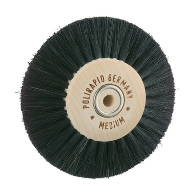 Brosse à Polir Polirapid - 3R55 mm Soie Noire Extra Dure. - Massilia Dental - Fournitures Matériel Cabinet Dentaire