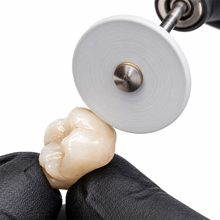 Il disco di silicone di lucidatura in ceramica contiene - grano fine non montato 100u