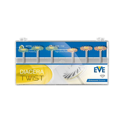 Diacera Diasynt Plus Eve - Kit Polissoir Céramique Zircone - Massilia Dental - Fournitures Matériel Cabinet Dentaire