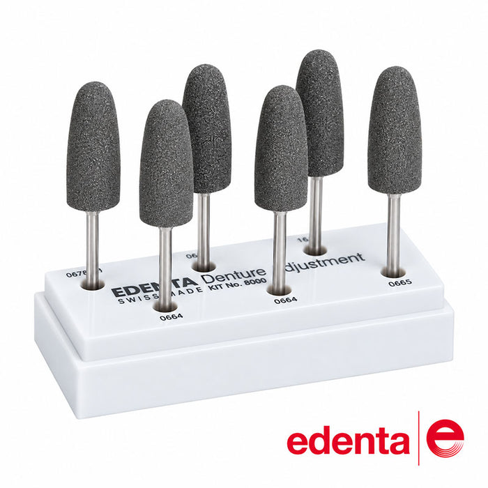 Polissoir flamme gris Edenta 24 mm – grain moyen