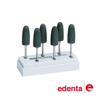 alt="Edenta grey flame polisher for acrylic resin - 6 pièces"